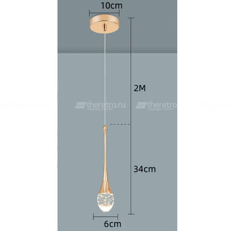 Подвесной светильник Drop Well-3 A Черный фото 2 Подвесной светильник Drop Well-3 A Черный фото 2