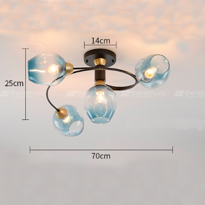 Потолочный светильник Flor Aployt фото 2 Потолочный светильник Flor Aployt фото 2