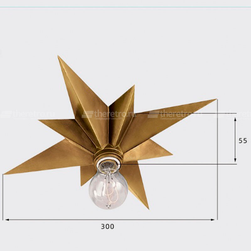 Потолочный светильник Star Ceiling Mount фото 2 Потолочный светильник Star Ceiling Mount фото 2