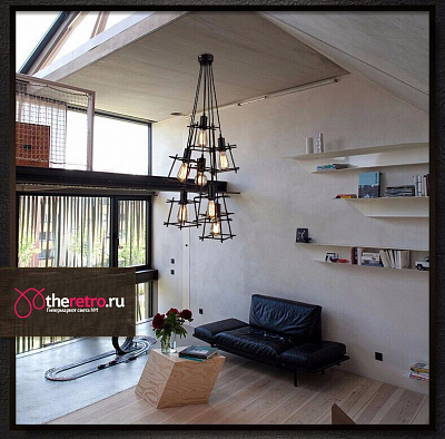 Подвесной Loft Seven light 14 плафонов  фото 4