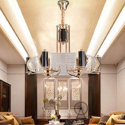 Люстра Glass Tube Chandelier Bakalowits & Sohne Chandelier 1 Row фото 7