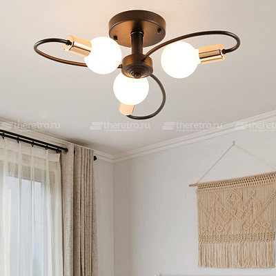 Потолочная люстра Open Bulb Ceiling Light C фото 15