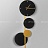 Деревянный настенный светильник в виде композиции из дисков с часовым механизмом TIME WOOD фото 5