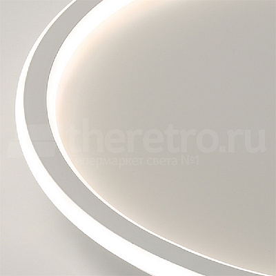 Потолочный светильник Ferron Ring Белый 20 см   фото 1