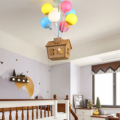 Люстра с воздушными шарами для детской комнаты BALLOON-UP В фото 4