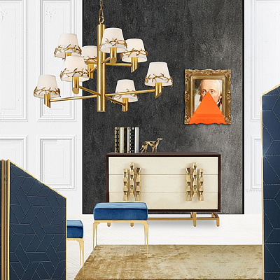 Ritz Skew Chandelier фото 6