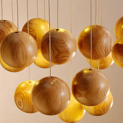 Wood Design Balls 10 плафонов  фото 11