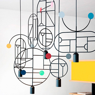 Коллекция подвесных светильников Lines & Dots Home Adventures Alvaro Goula & Pablo Figuera A фото 4