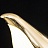 Настенный светодиодный светильник в виде золотой птицы с поворотным механизмом NOMI WALL 2 плафона фото 6