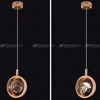 Подвесной светильник Modern Crystal Ball Wall Lamp A фото 11