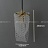 Подвесной светильник с каскадным абажуром из хрустальных бусин PALMIRA фото 4