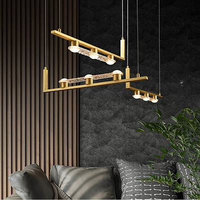 Реечный, рядный светильник BARTIL 9 ламп фото 12