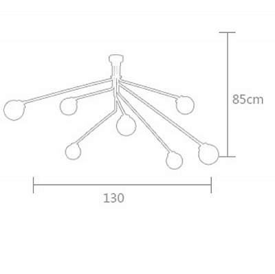 Дизайнерский светильник Array Opal CTO Lighting Pendant Lamp фото 6