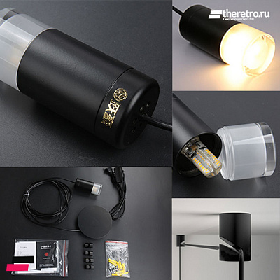 VIBIA WIREFLOW FREE-FORM 3 плафона  фото 4