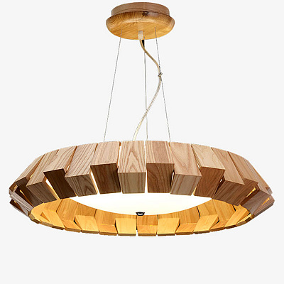 Loft Wooden Plate 50 см   фото 3