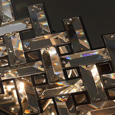 Реечный, рядный светильник MARTINEZ LONG 10 ламп фото 5