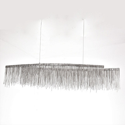 Metall Rain Line Chandelier фото 3