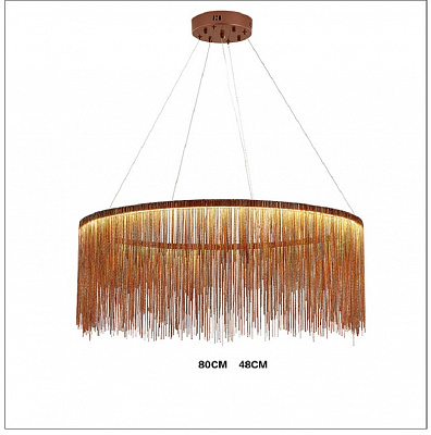 Metall Rain Chandelier фото 6