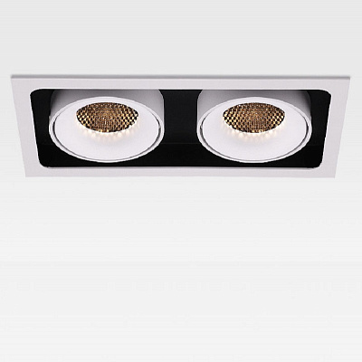 Встраиваемый светодиодный светильник Eye two SQR фото 6