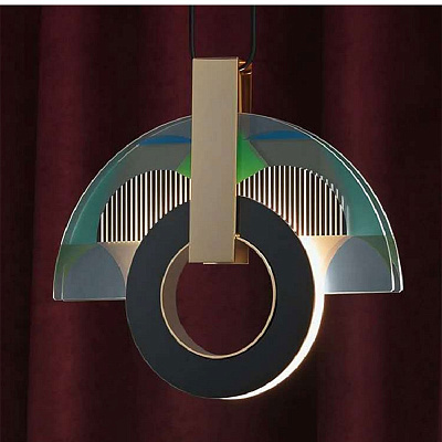 Люстра Miami art deco inspires pendant lights designed by Elena Salmistraro фото 5