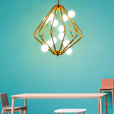 Lindsey Adelman Cherry Bomb Cage Chandelier CB.29.01 фото 4