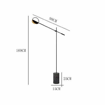 Торшер BOLIA LEAVES Floor lamp фото 11