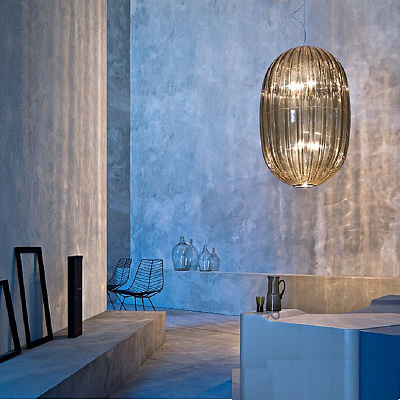 Foscarini Plass Media Suspension 30 см  Голубой фото 7