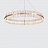 Дизайнерская светодиодная люстра на струнном подвесе NOVEL 70 см  Серебро (Хром) фото 11