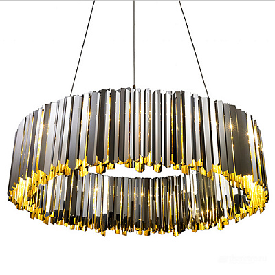 Люстра Facet Chandelier 100 см  Черный фото 5