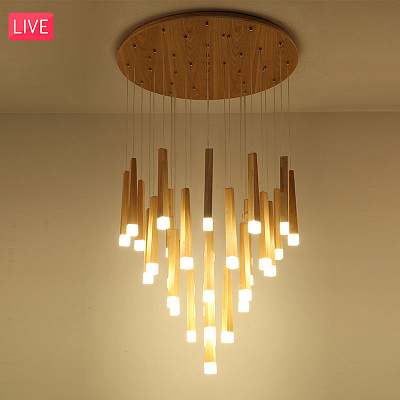 Wooden Glowworm Round 40 см   фото 6