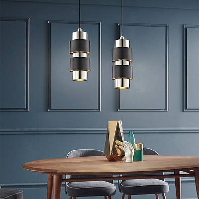 Подвесной светильник Hudson Valley 9422 Cyrus 2 Light Pendant In Aged фото 9