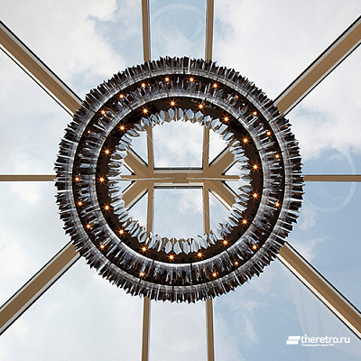 Люстра Facet Chandelier 100 см  Черный фото 6
