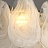Кольцевая люстра на струнном подвесе с абажуром из стеклянных подвесок с эффектом «белый дым» STEIVOR 60 см   фото 5