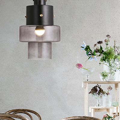 Подвесной светильник Luna Glass Pendant Dark фото 4