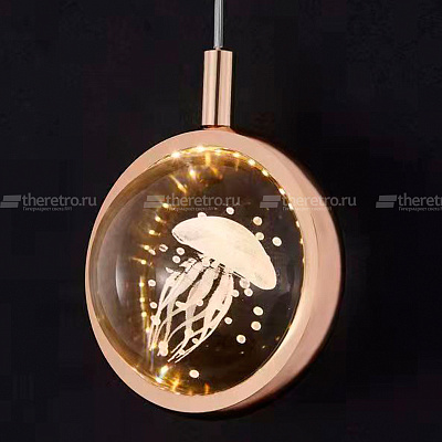 Подвесной светильник Modern Crystal Ball Wall Lamp A фото 9