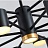 Минималистская светодиодная люстра в скандинавском стиле MERILL A 16 плафонов  фото 10