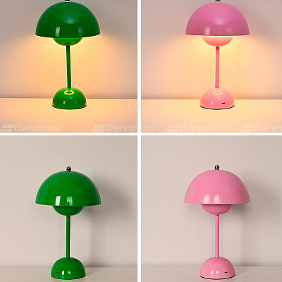 Настольная лампа Verpan Flowerpot Verner Panton G фото 14