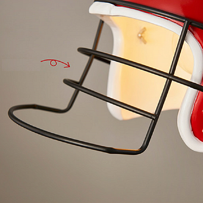 Подвесной светильник Sport Helmet Pendant Белый фото 7