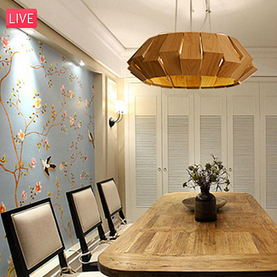 Loft Wooden Plate 50 см   фото 10