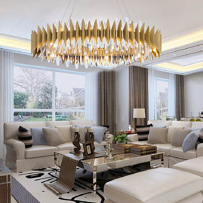 Metall Hackle Chandelier фото 11
