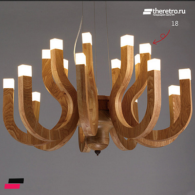 Loft Wooden Craftlight 12 плафонов  фото 9