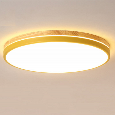 Цветные плоские светодиодные светильники в эко стиле DISC DH фото 28