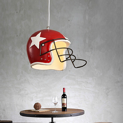Подвесной светильник Sport Helmet Pendant Белый фото 10