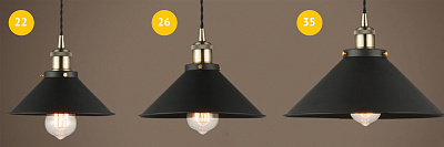 Loft Cone Pendant 22 см   фото 5