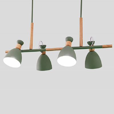 Потолочный светильник в скандинавском стиле TRIF WOOD LONG фото 4
