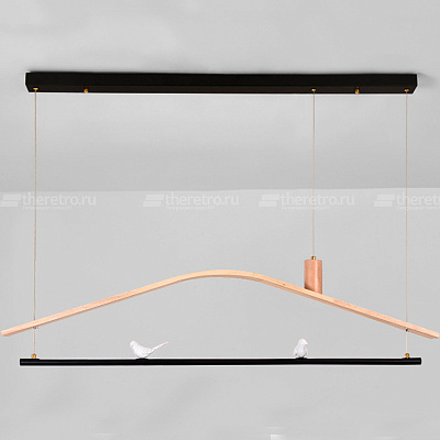 Подвесной светильник в виде домика с птичками A фото 12