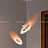 Подвесной светильник в виде композиции из двух пересекающихся эллиптических рассеивателей MARKETA фото 6