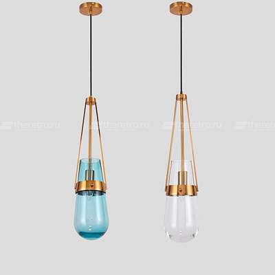 Подвесной светильник Loft Industry Modern Bell Голубой фото 15
