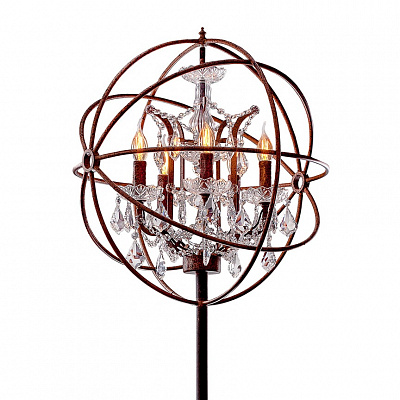 Foucault Orb Crystal Floor Lamp фото 6
