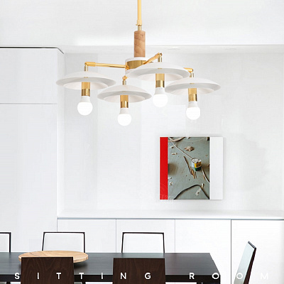 Люстра с поворотными плафонами SAUCER фото 9